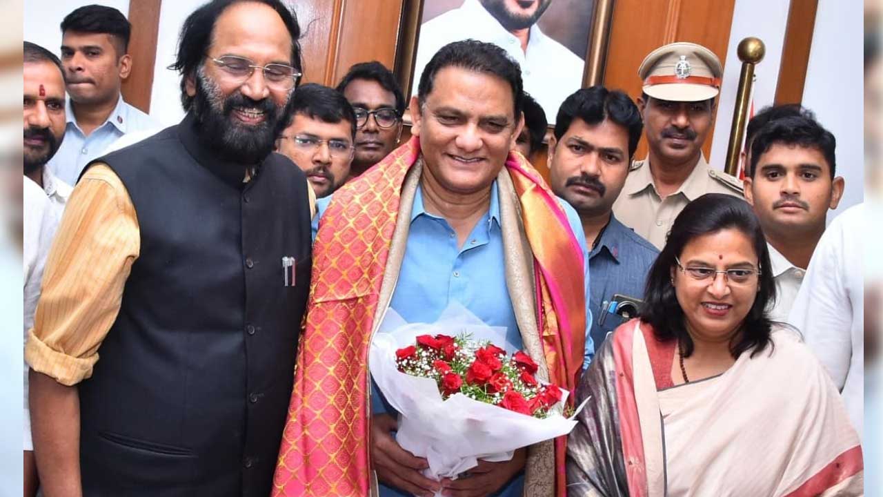Mohammad Azharuddin minister| సచివాలయంలో మంత్రిగా బాధ్యతలు చేపట్టిన అజారుద్దీన్