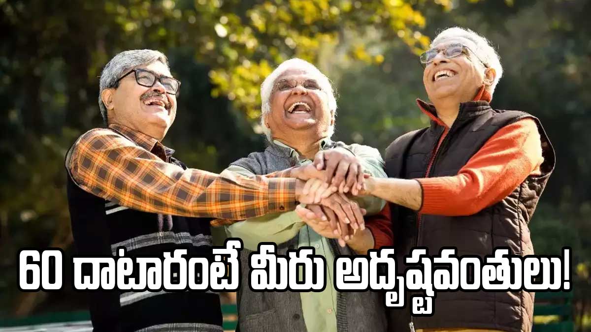 వృద్ధాప్యంలో నవ్వుతూ సంతోషంగా ఉన్న పెద్దవారు – ఆరోగ్యవంతమైన జీవనశైలి సూచనలు