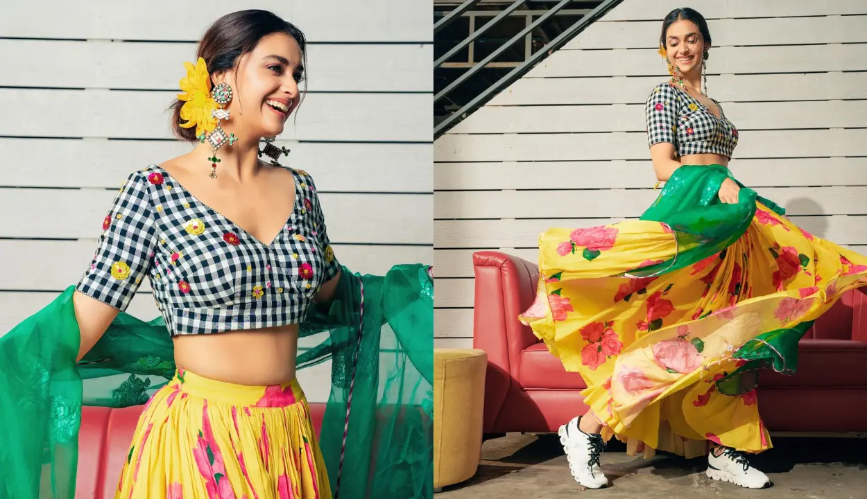 Keerthy Suresh | లెహంగాలో కీర్తి సురేష్.. నిండు వెన్నెలలా మెరిసిపోతున్న వెన్నెల!