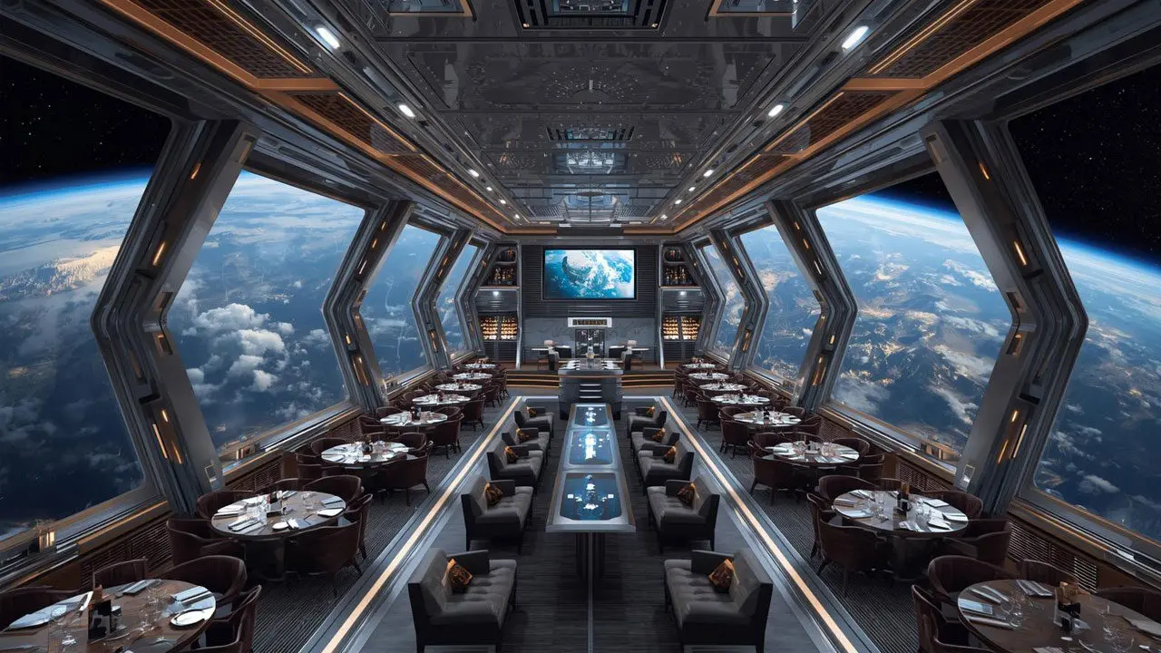 space hotel voyager ai creation