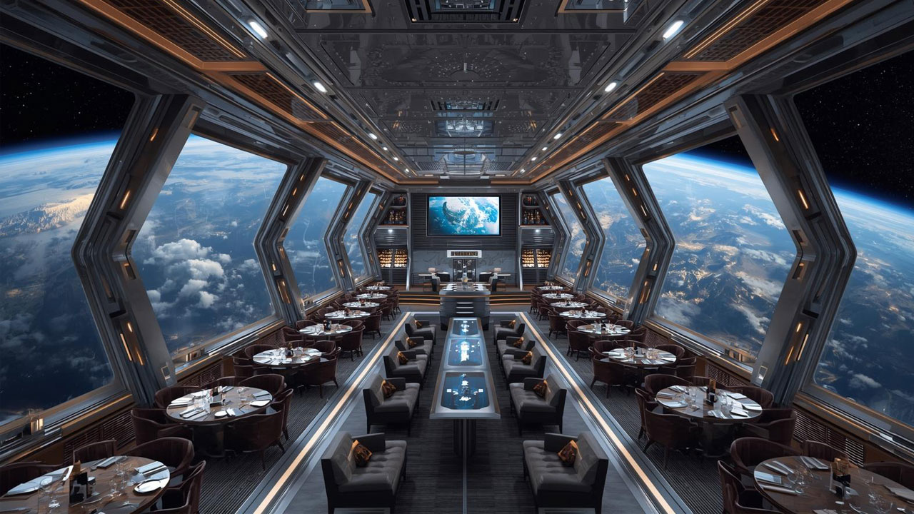 space hotel voyager ai creation