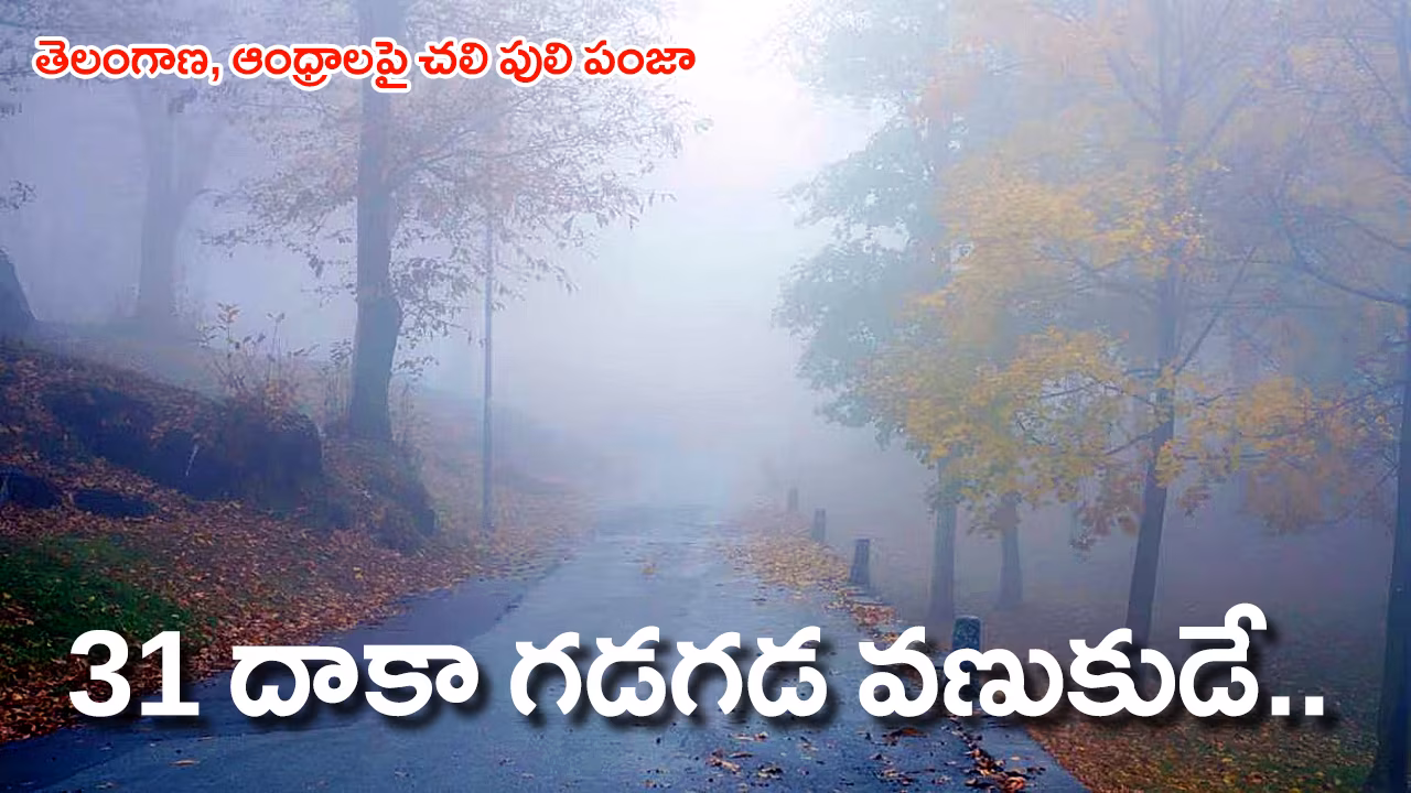 Winter season cold spell in Telangana and Andhra Pradesh