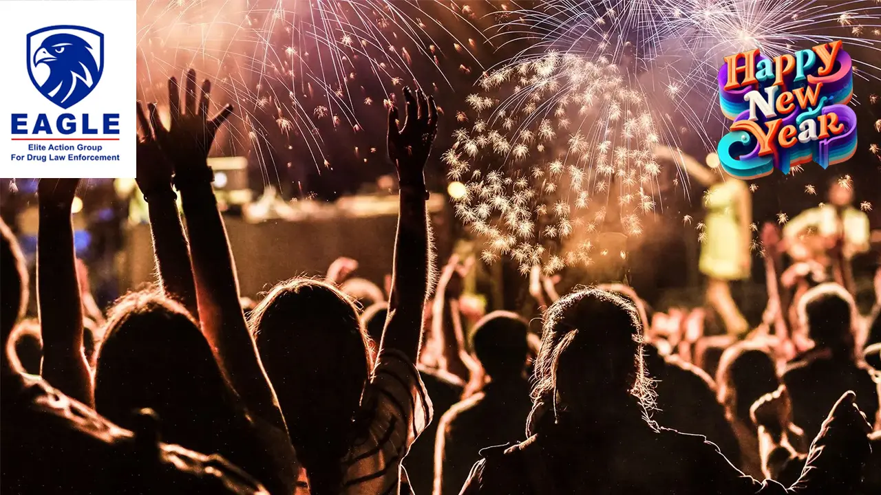 New Year Celebrations : న్యూ ఇయర్ పార్టీలా…ఈగల్ చూస్తుంది జాగ్రత!