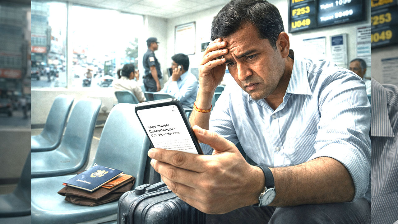 US embassy appointment cancellations ai creation