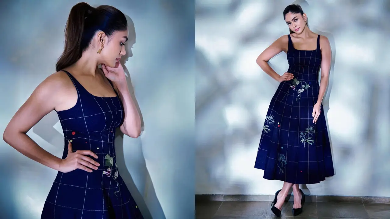 Mrunal Thakur | బ్లూ డ్రెస్ లో మృణాల్ ఫోటో షూట్.. క్యూట్ అంతే