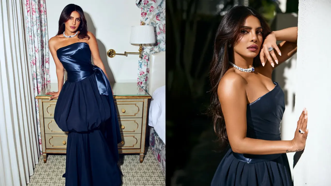 Priyanka Chopra | బ్లూ మెటాలిక్‌ గౌనులో రెడ్ కార్పెట్‌పై ప్రియాంక చోప్రా సందడి