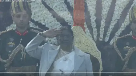 India Republic Day celebrations| ఘనంగా గణతంత్ర వేడుకలు.. జాతీయ పతాకావిష్కరణ చేసిన రాష్ట్రపతి