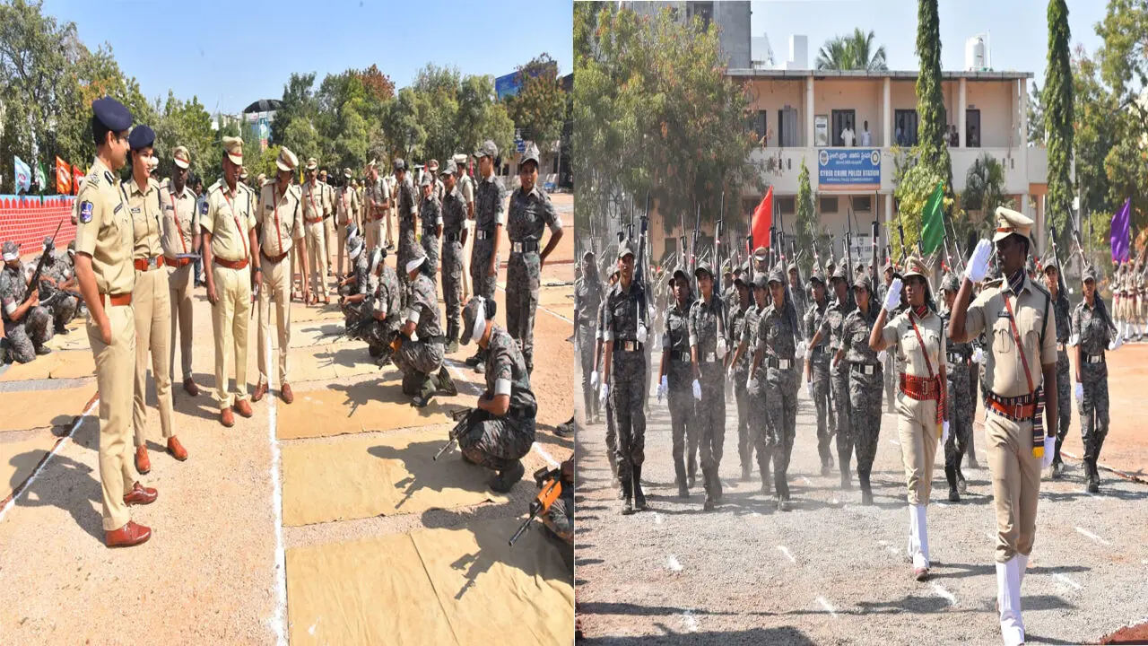 Rudrama Women Police Force : రుద్రమ వుమెన్స్‌ పోలీస్‌ ఫోర్స్‌ విన్యాసాలు