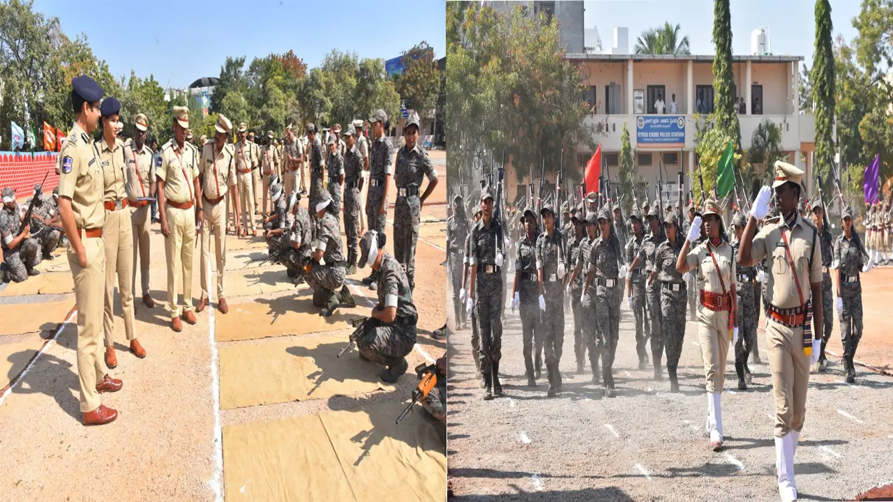Rudrama Women Police Force : రుద్రమ వుమెన్స్‌ పోలీస్‌ ఫోర్స్‌ విన్యాసాలు