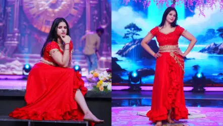 Ramya Moksha | బాబోయ్.. రెడ్ డ్రెస్ లో పచ్చళ్ల పాప అరాచకం.. రమ్య మోక్ష అందాల అలజడి