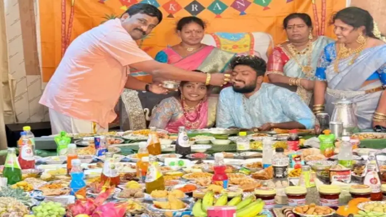 సంక్రాంతి అల్లుడికి 1,116వంటకాలతో విందు
