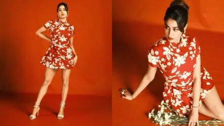 Janhvi Kapoor | షార్ట్ గౌను లో అందాలతో గత్తరలేపుతున్న జాన్వీ కపూర్