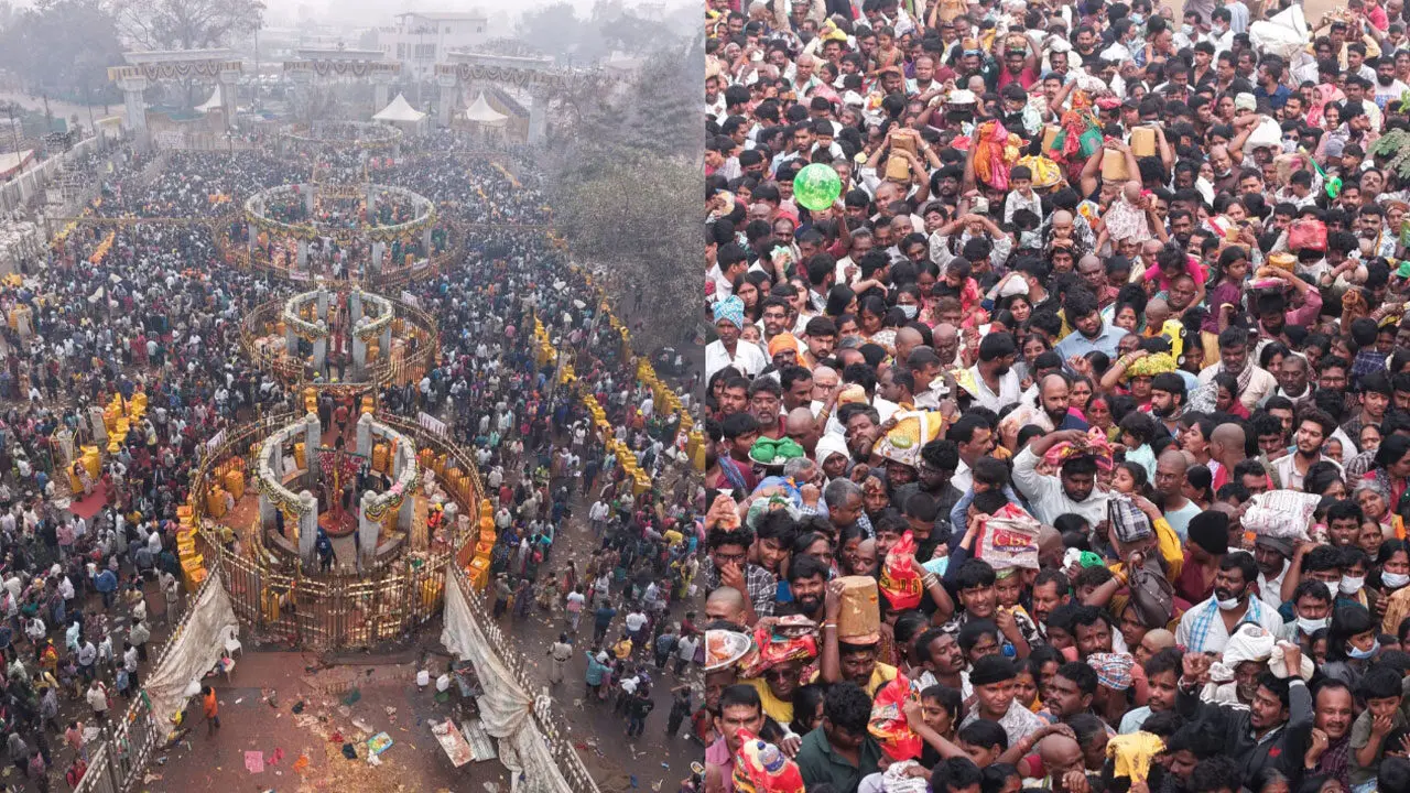 Medaram Jatara : అడవి ఉప్పొంగిన వేళ అమ్మ దేవతల దర్శనం