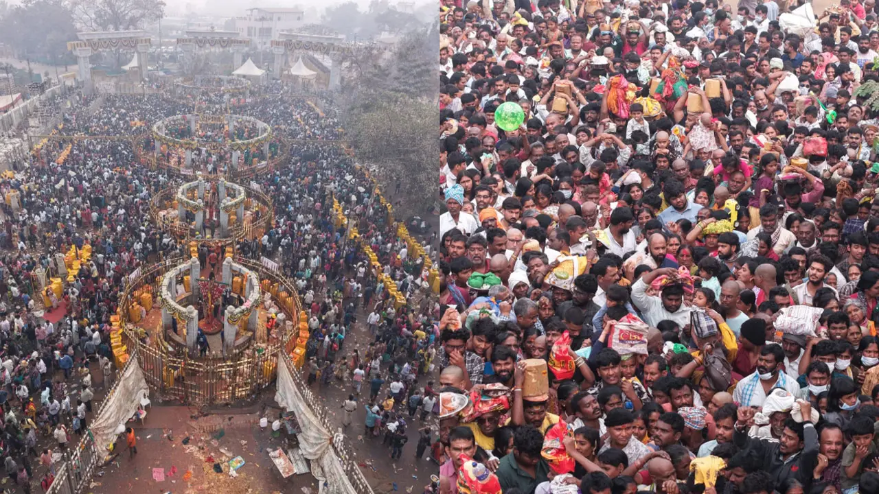 Medaram Jatara : అడవి ఉప్పొంగిన వేళ అమ్మ దేవతల దర్శనం