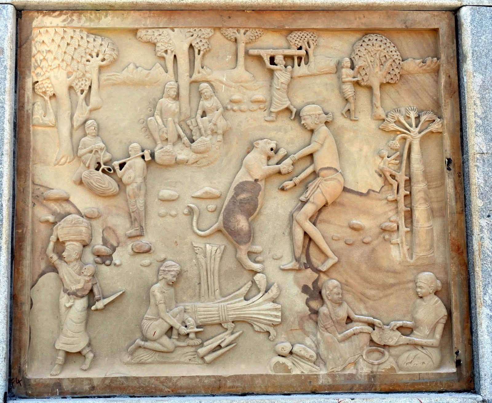 sammakka-saralamma-stone-work