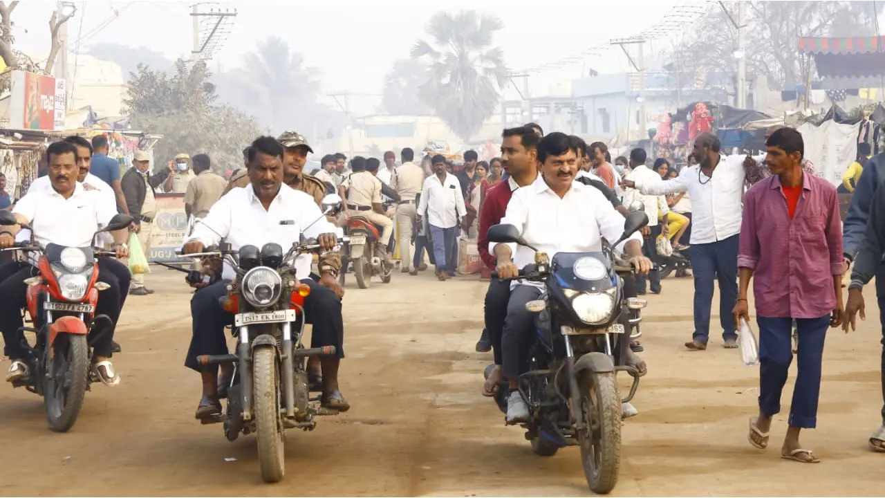 Medaram Jatara|| ప్రసిద్ధ పుణ్యక్షేత్రంగా మేడారం అభివృద్ధి: మంత్రులు పొంగులేటి, సీతక్క, అడ్లూరి