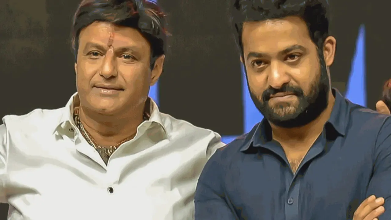 NTR- Balayya | స్టేజ్ మీద ఎన్టీఆర్ సింగిల్ టేక్ డైలాగ్‌.. చ‌ప్ప‌ట్ల‌తో బాల‌య్య ప్ర‌శంస‌ల వ‌ర్షం