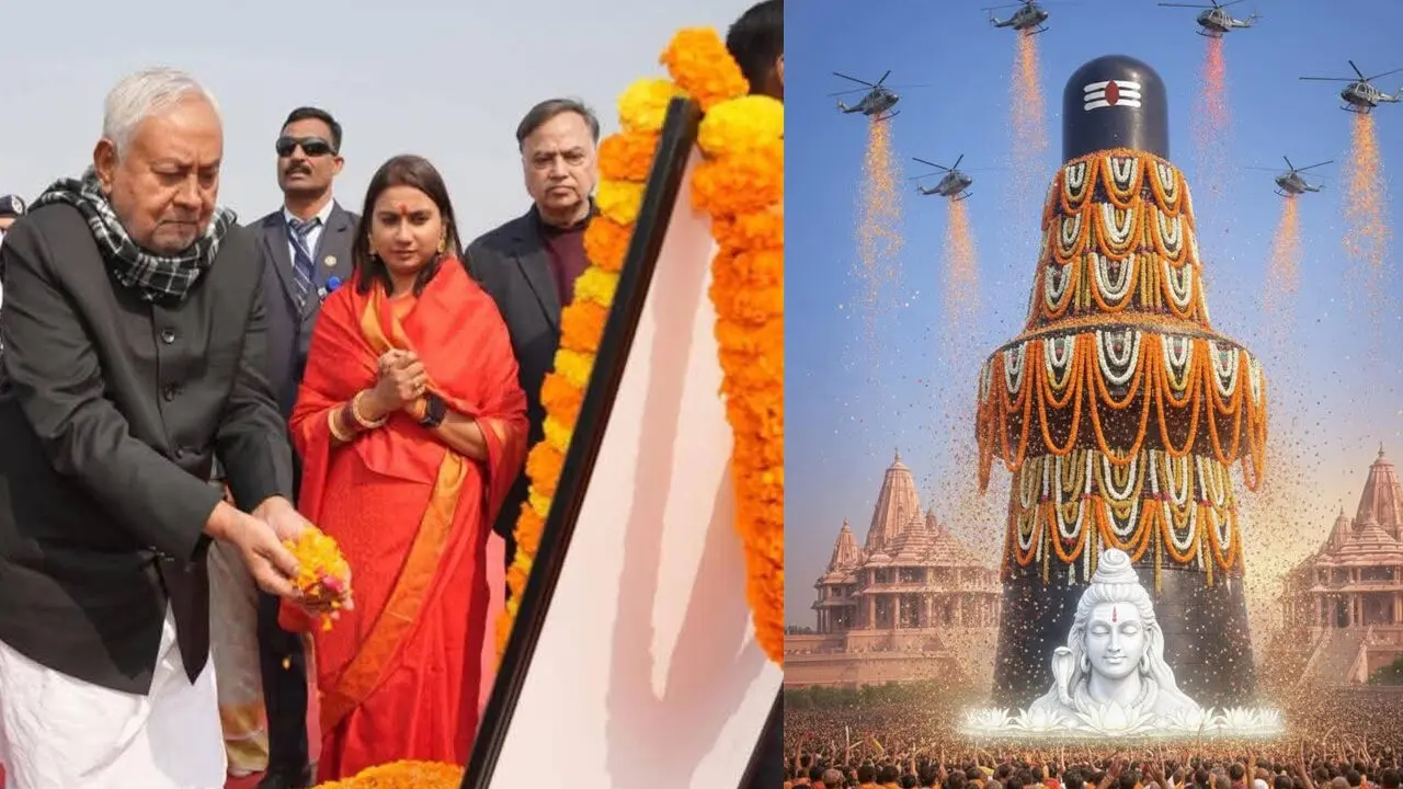 Virat Ramayan Mandir : వైభవంగా బీహార్ లో ప్రపంచ భారీ మహాశివలింగం ప్రతిష్టాపనోత్సవం