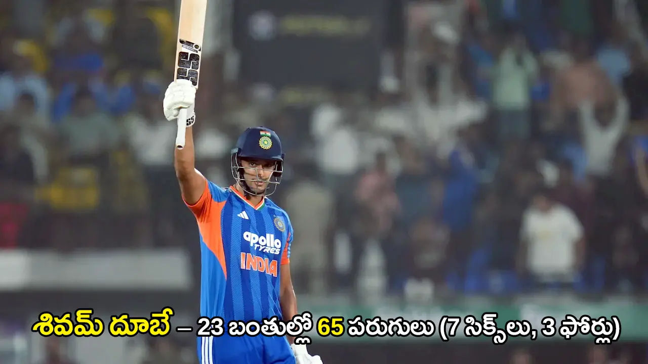 India vs New Zealand 4th T20I match as Dube fifty goes in vain in Visakhapatnam