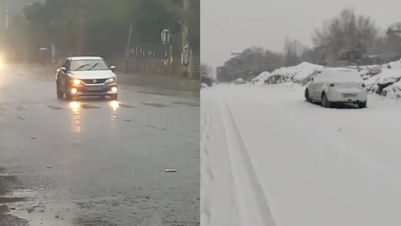 Delhi Rain and Kashmir Snowfall