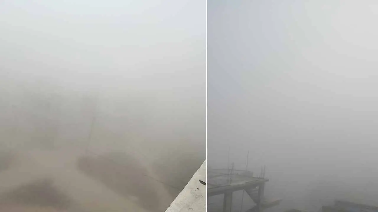 Snow Fog | క‌శ్మీర్‌ను త‌ల‌పిస్తోన్న హ‌య‌త్‌న‌గ‌ర్‌.. ద‌ట్టంగా క‌మ్మేసిన పొగ‌మంచు.. వీడియో