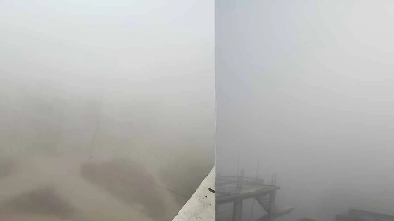 Snow Fog | క‌శ్మీర్‌ను త‌ల‌పిస్తోన్న హ‌య‌త్‌న‌గ‌ర్‌.. ద‌ట్టంగా క‌మ్మేసిన పొగ‌మంచు.. వీడియో