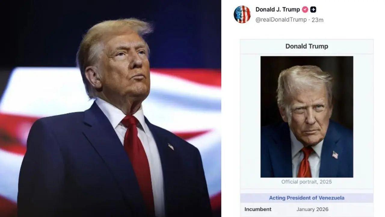 Donald Trump : వెనెజువెలా తాత్కాలిక అధ్యక్షుడిని నేనే అంటూ ట్రంప్‌ సంచలన ప్రకటన