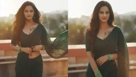 Jyoti Poorvaj | ఆహా.. చీరలో జ్యోతి పూర్వజ్ అందాలు అదరహో