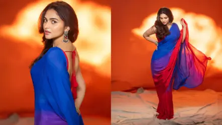 Kayadu Lohar | ఆ కళ్లలోనే ఎదో మాయ ఉంది.. బ్లూ చీరలో కవ్విస్తున్న కాయదు లోహర్
