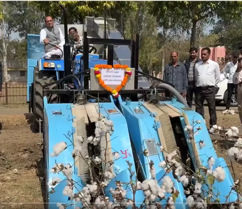 Cotton Harvesting Machine| పత్తి కోత యంత్రం వచ్చేస్తుందోచ్..!