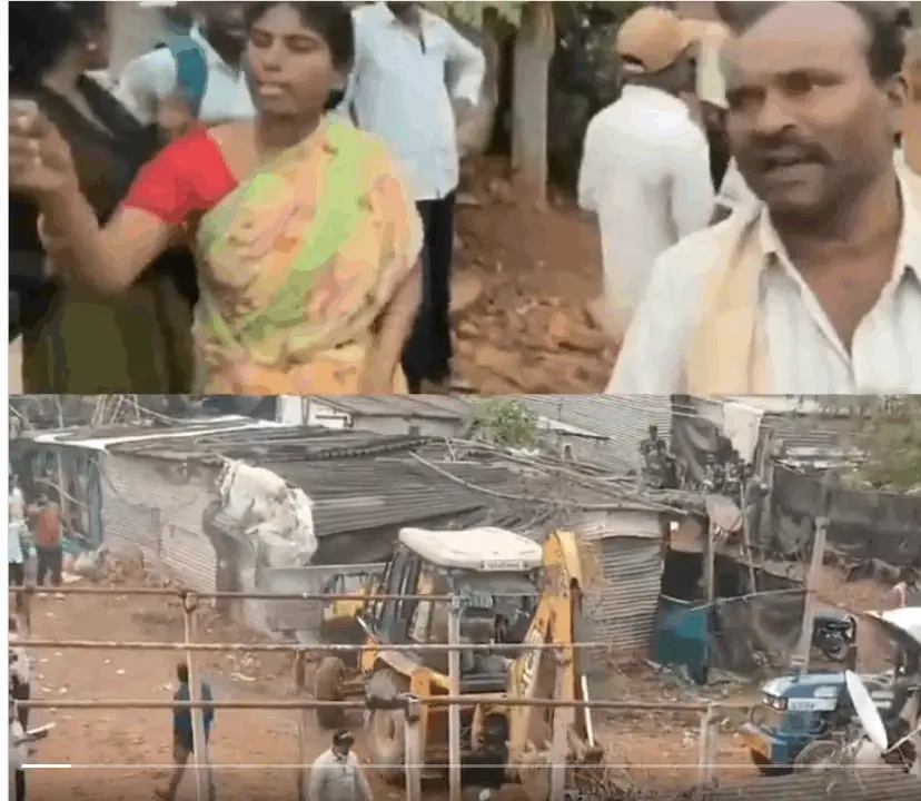 Khammam Dalit houses demolition| అభిృద్ది కోసం మా భూములే పోవాలా? : ఖమ్మం దళితుల నిలదీత!