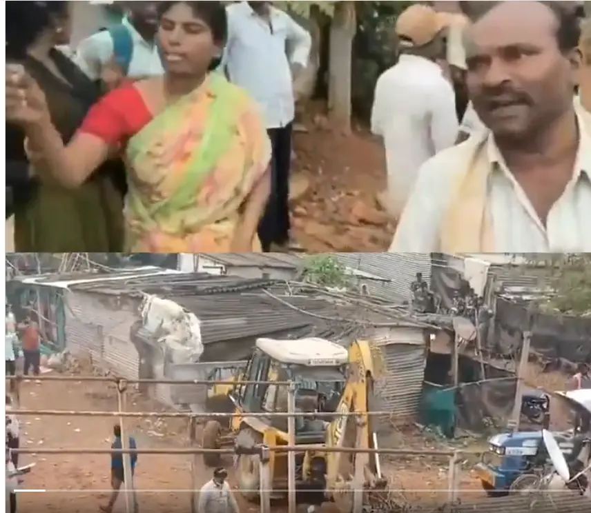 Khammam Dalit houses demolition| అభిృద్ది కోసం మా భూములే పోవాలా? : ఖమ్మం దళితుల నిలదీత!