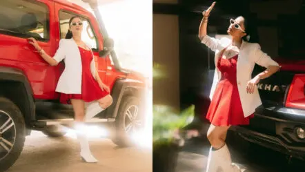 Sreemukhi | శ్రీముఖి ఏముంది మావా.. పొట్టి గౌన్ లో కిరాక్ ఫోజులు