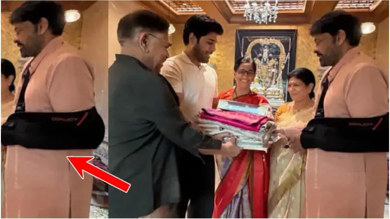 Chiranjeevi | మెగాస్టార్ షోల్డ‌ర్‌కి ఏమైంది.. టెన్ష‌న్‌లో మెగా ఫ్యాన్స్