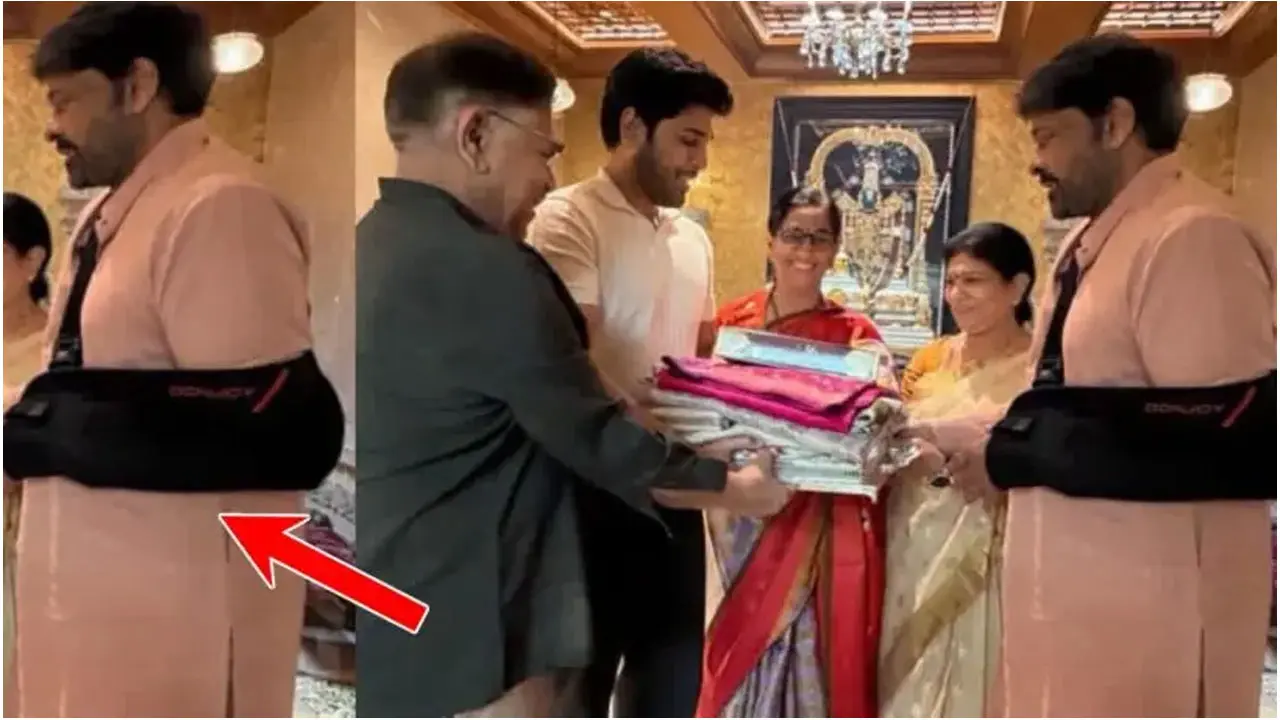 Chiranjeevi | మెగాస్టార్ షోల్డ‌ర్‌కి ఏమైంది.. టెన్ష‌న్‌లో మెగా ఫ్యాన్స్