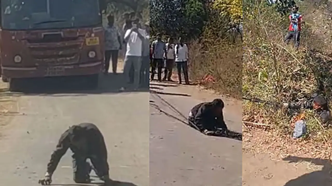 Man Behaving Like A Dog | షాకింగ్‌.. కుక్క‌లా ప్ర‌వ‌ర్తిస్తున్న యువ‌కుడు.. భ‌యాందోళ‌న‌లో స్థానికులు