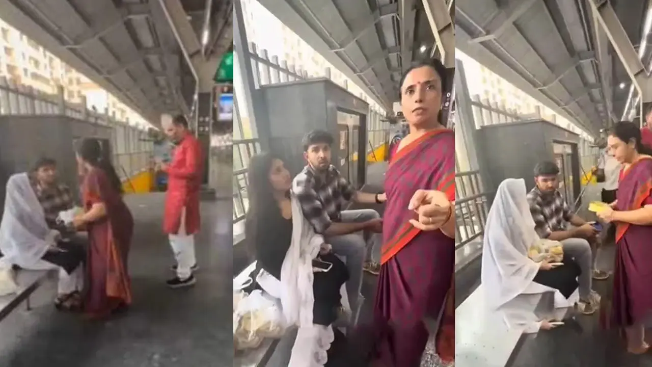 Mother Suprise Son Girlfriend: మెట్రో స్టేషన్ లో గర్ల్ ఫ్రెండ్ తో కొడుకు.. తల్లి చేసిన పని వైరల్ !