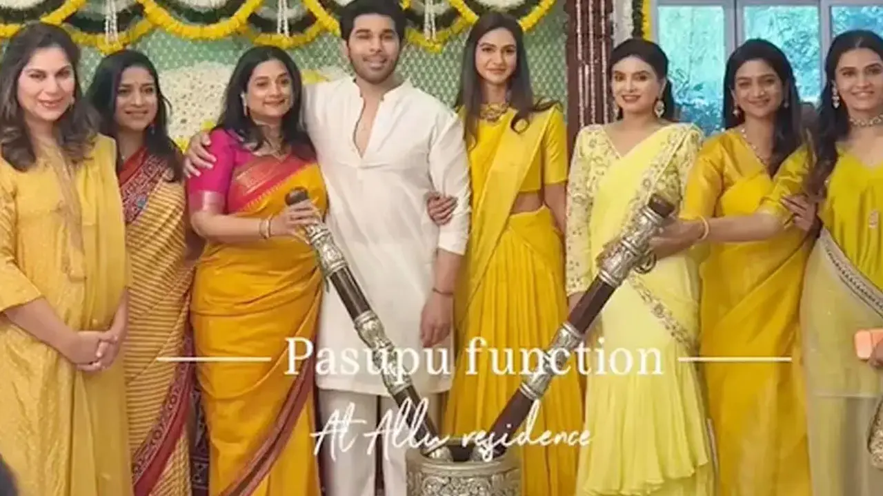 Allu Sirish | అల్లూ వారింట హ‌ల్దీ వేడుక‌.. సంద‌డి చేసిన మెగా ఫ్యామిలీ