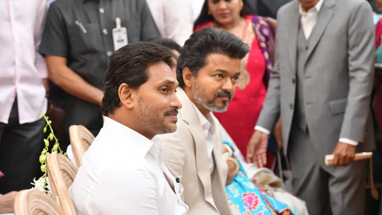 YS Jagan | వైఎస్ కుటుంబంలో వివాహ వేడుక… ఒకే ఫ్రేములో జ‌గ‌న్, విజ‌య్, సూర్య‌, కార్తి