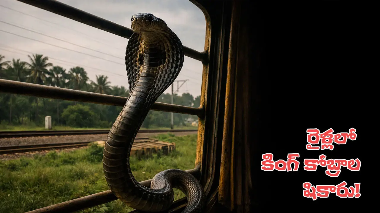 King Cobras Train Journey | రైలులో షికారుకెళ్లే కింగ్‌ కోబ్రాల కథ విన్నారా?