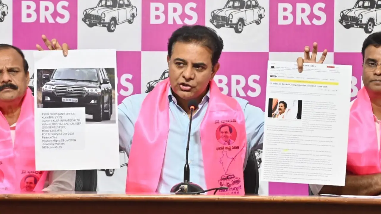 KTR : కాంగ్రెస్ స్కామ్ ల నుంచి డైవర్షన్ కోసమే సిట్ విచారణ