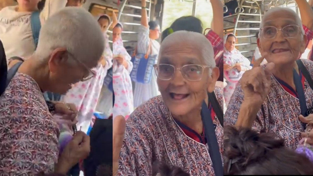 89 year old woman selling bracelets in mumbai local trains