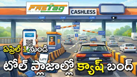 New Toll Payment Rule | ఏప్రిల్ 1 నుంచి టోల్ ప్లాజాల్లో క్యాష్ బంద్‌… ఫాస్టాగ్, యూపీఐ తప్పనిసరి