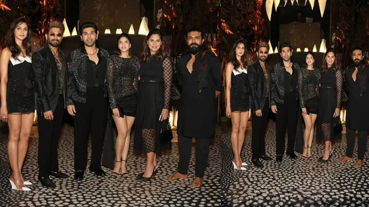 Allu Sirish | అల్లు శిరీష్ ప్రీవెడ్డింగ్ వేడుకలో మెగా–అల్లు సందడి.. ఫ్రేమ్ అదిరిపోయింది అంతే..!
