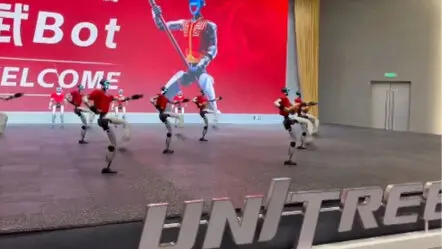 Robots Performing Kung Fu Moves | కుంగ్‌ఫూతో అద‌ర‌గొట్టిన రోబోలు.. ఆక‌ట్టుకుంటున్న వీడియో