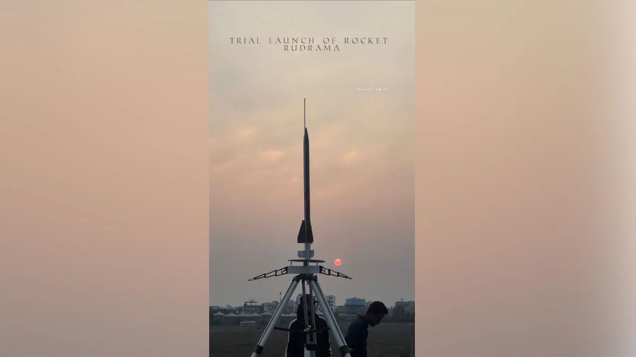 Rudrama V.01 Model Rocket | మోడల్ రాకెట్ ట్రయల్ రన్ సక్సెస్