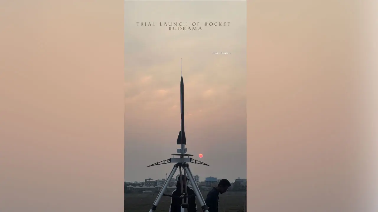 Rudrama V.01 Model Rocket | మోడల్ రాకెట్ ట్రయల్ రన్ సక్సెస్