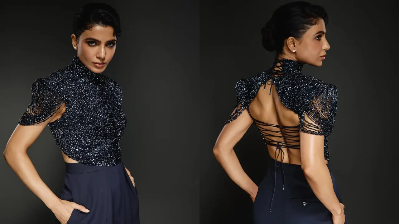 Samantha Ruth Prabhu | బ్లాక్ డ్రెస్ లో సమంత ఊర మాస్ లుక్స్.. మతిపోతుంది మావా