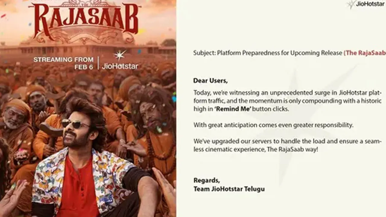 Raja Saab | ఓటీటీలోకి ‘ది రాజా సాబ్’ ఎంట్రీకి కౌంట్‌డౌన్ … స‌ర్వ‌ర్స్ డౌన్ అవుతున్నాయంటూ ప్ర‌చారం