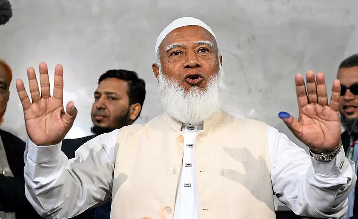 Jamaat-e-Islami chief Shafiqur Rahman reacts after Bangladesh election results 2026